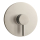 Herzbach DESIGN iX Brausebatterie Farbset Blende rund Edelstahl
