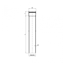 PoloPlast POLO KAL XS Rohr DN 90, 500mm