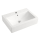 Beitz & Walz AqvaCeramica Aufsatzbecken eckig 600 x 430 mm -weiß--