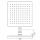 Beitz & Walz AQVADESIGN Kopfbrause 200 mm eckig, chrom