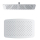 Beitz & Walz AQVAGREEN Kopfbrause 550 x 350 x 2 mm / chrom