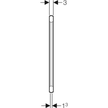 Geberit GIS Montageplatte universell, 310 x 580 mm