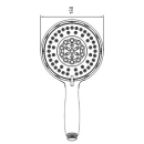 Beitz & Walz AQVABASIC II Handbrause 15 cm Durchm....