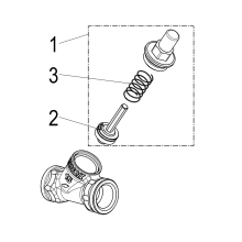 Schlösser Armaturen RUECKSCHLAGVENTIL, SCHRAEGSITZ MUFFENANSCHLUSS, DN15, G 1/2"