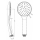 Beitz & Walz AQVABASIC III Handbrause 1-strahlig chrom