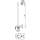 Herzbach LIVING SPA Wandarm 420mm rund gewinkelt Chrom