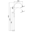 Beitz & Walz AQVASHOWER Standbrausegarnitur-Set