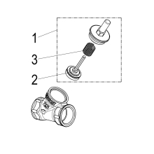 Schlösser Armaturen RUECKSCHLAGVENTIL, SCHRAEGSITZ MUFFENANSCHLUSS, DN25, G 1"