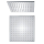 Beitz & Walz AQVADESIGN Kopfbrause 300 mm eckig, chrom