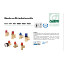 Caleffi 531 Membran-Sicherheitsventil Trinkwasser...