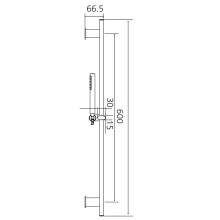 Beitz & Walz AQVADESIGN Brauseset 60cm oval chrom