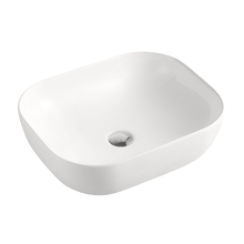 Beitz & Walz AqvaCeramica Aufsatzbecken "SlimRim" 500 x 400 mm weiß---
