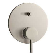 Herzbach DESIGN iX Wannenbatterie Farbset Blende rund Edelstahl