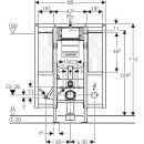 Geberit Duofix WC-Element Sigma UP-Spülkasten 120mm,...