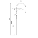 Beitz & Walz AQVASHOWER Standbrause 180°