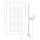 Beitz & Walz AQVAGREEN Kopfbrause 400 x 250 x 2 mm / chrom