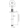 Herzbach LIVING SPA Deckenarm 100mm rund Chrom