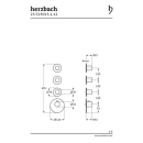 Herzbach LOGIC XL 3 Thermostat-Farbset 4 Blenden/Griffe...