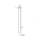 PoloPlast POLO KAL XS Rohr DN 90, 1000mm
