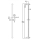 Beitz & Walz AQVABASIC II Brauseset 90cm 1-strahlig chrom