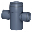PoloPlast POLO KAL XS Doppelabzweig DN 110/75/75, 87,5...