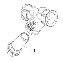 Schlösser Armaturen SCHMUTZFAENGER, MUFFENANSCHLUSS O.ENTL, DN20, IG 3/4", DIN GEHAEUSE