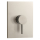 Herzbach DESIGN iX Brausebatterie Farbset Blende eckig Edelstahl
