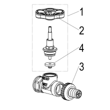 Schlösser Armaturen KESSELENTLEERVENTIL, DN20 EINGANG IG 3/4", AUSGANG SV 1"