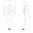 Beitz & Walz AQUVASHOWER Handbrause 1-strahlig...