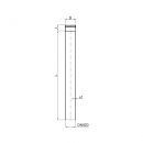 PoloPlast POLO KAL XS Rohr DN 110, 1000mm