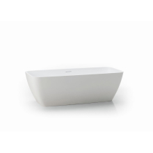 Schröder Badewanne Designwanne Golem OR 180 S 179,5x75x44/56,5 cm cremeweiß matt