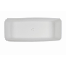 Schröder Badewanne Designwanne Golem OR 180 S 179,5x75x44/56,5 cm cremeweiß matt