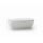 Schröder Badewanne Designwanne Golem OR 180 S 179,5x75x44/56,5 cm cremeweiß matt