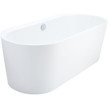 Schröder Badewanne Themse Fine F 180x80x46/60 cm weiß