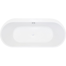 Schröder Badewanne Themse Fine F 180x80x46/60 cm weiß