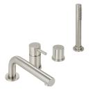 Herzbach DESIGN iX Vierloch-Wannenarmatur mit Auslauf...