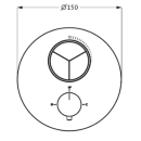 Herzbach LIVING PUSH Thermostat-Farbset 3 Verbraucher...