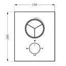 Herzbach LIVING PUSH Thermostat-Farbset 3 Verbraucher...