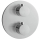 Herzbach LIVING Thermostat-Farbset 1 Verbraucher rund rund Edelstahl