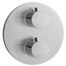 Herzbach LIVING Thermostat-Farbset 3 Verbraucher rund rund Edelstahl
