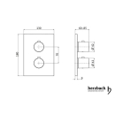 Herzbach LIVING Thermostat-Farbset 1 Verbraucher eckig...
