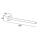 Roman Dietsche Quaruna mattschwarz Handtuchstange 1-armig Messing