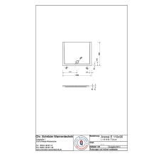 Schröder Rechteck Duschwanne Arenal E 110x90x2,5 cm weiß