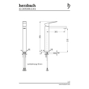 Herzbach NEO CASTELL WT-Einlochbatterie XL-Size Schaft...