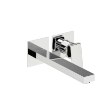 Herzbach NEO CASTELL Waschtisch-Wandbatterie Farbset 240mm 2 Blenden Chrom