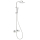 Herzbach LIVING SPA Duschsäule RB 300mm eckig Stabhandbrause Chrom