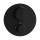 Herzbach LIVING PUSH Thermostat-Farbset 2 Verbraucher rund rund Schwarz matt
