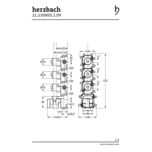 Herzbach LOGIC XL 3 Einbaukörper