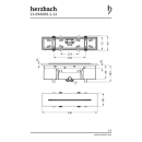 Herzbach LIVING SPA Schwall-Wandauslauf XL Unterputz...