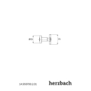 Herzbach STILO Ventil 2-/3-Wegeumsteller Farbset Chrom
